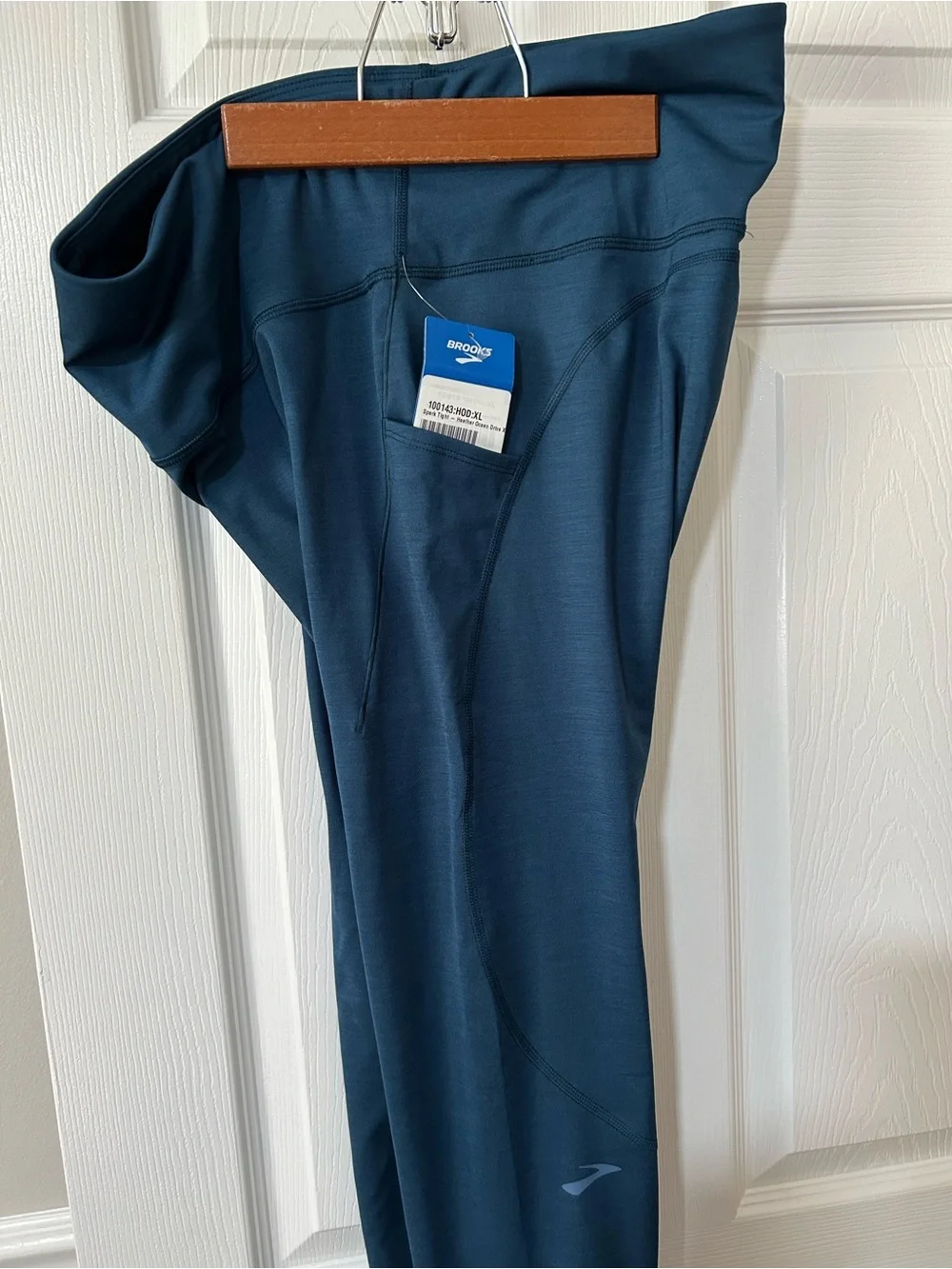NWT Brooks XL Teal Performance Running Tights - Picture 5 of 9